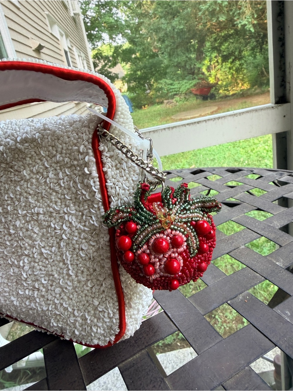 Viral Beaded Pomegranate Bag, Tik  Tok, NWT, TJ Maxx, Trending - Picture 4 of 6